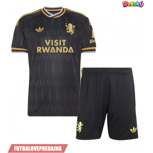 Lacne Dětský Futbalové dres Aston Villa Ollie Watkins #11 2026-27 Krátky Rukáv - Preč (+ trenírky)